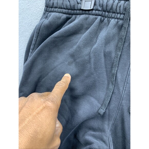 Nike Club Fleece Sportswear Jogger Sweatpants Men's Drawstring Black Size XL - Picture 12 of 14